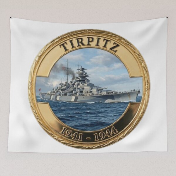 Item preview, Tirpitz 194-1944 designed and sold by Kirrindy Designs.