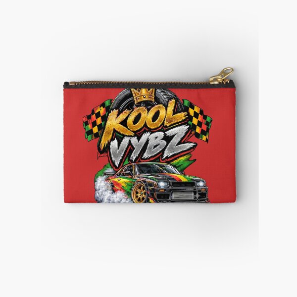 Item preview, Kool Vybz: Reggae Drifting Car with Gold Crown and Checkered Flags designed and sold by digitalbob60.