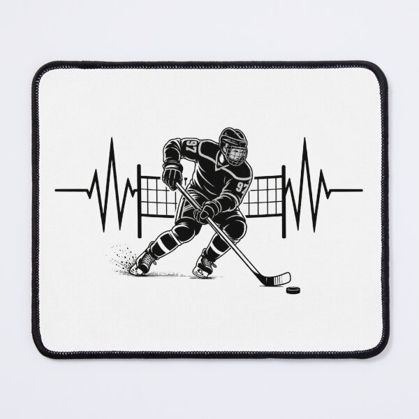 Item preview, Ice Hockey Player 97 Heartbeat | Hockey Heartbeat Design For Hockey Fan designed and sold by StyxIND.