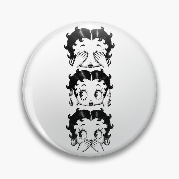 Item preview, Betty Boop Vintage Three Face Classic Cartoon Graphic designed and sold by Lycheelich.
