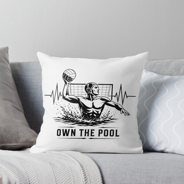 Item preview, Water Polo Own The Pool | Water Polo Heartbeat Design For Water Polo Player designed and sold by StyxIND.