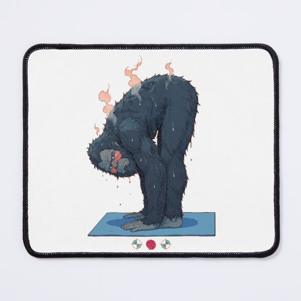 Item preview, Hot Yoga Bigfoot – Funny Standing Forward Fold Uttanasana Design designed and sold by Whimsy Trail Co.