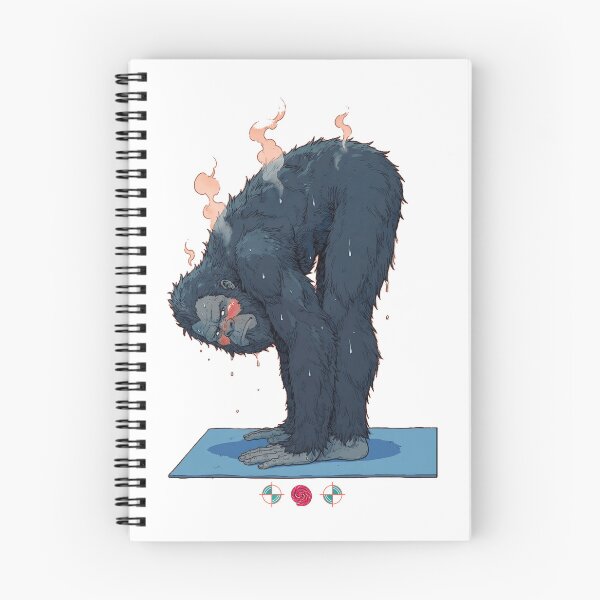 Item preview, Hot Yoga Bigfoot – Funny Standing Forward Fold Uttanasana Design designed and sold by Whimsy Trail Co.