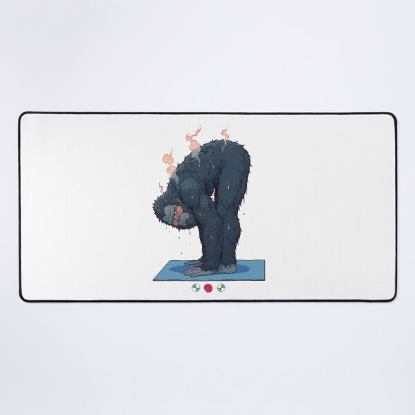Item preview, Hot Yoga Bigfoot – Funny Standing Forward Fold Uttanasana Design designed and sold by Whimsy Trail Co.