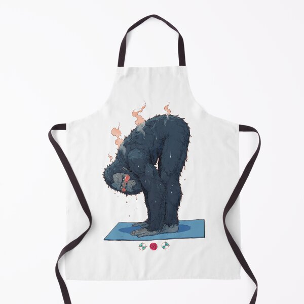 Item preview, Hot Yoga Bigfoot – Funny Standing Forward Fold Uttanasana Design designed and sold by Whimsy Trail Co.