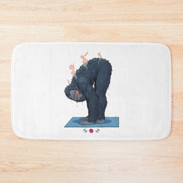 Item preview, Hot Yoga Bigfoot – Funny Standing Forward Fold Uttanasana Design designed and sold by Whimsy Trail Co.