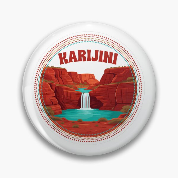 Item preview, Karijini Gorge Australia Sticker designed and sold by Imaginarium of Chaos falcon88 .