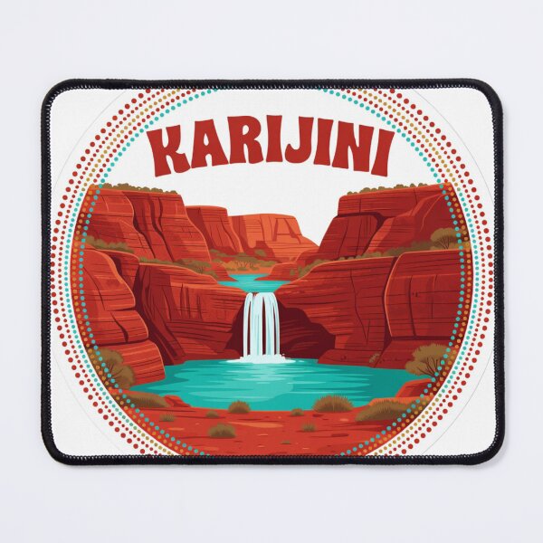 Item preview, Karijini Gorge Australia Sticker designed and sold by Imaginarium of Chaos falcon88 .