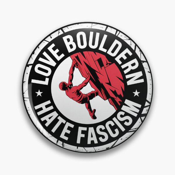 Item preview, Love Bouldern hate Fascism – Statement für Menschenrechte und Solidarität designed and sold by LoFizzy.
