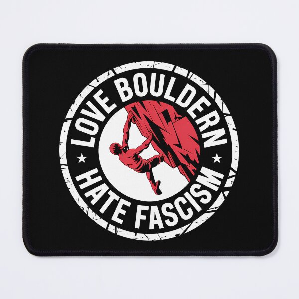 Item preview, Love Bouldern hate Fascism – Statement für Menschenrechte und Solidarität designed and sold by LoFizzy.
