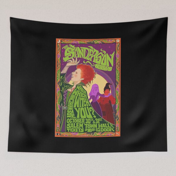 Item preview, The Sanderson Sisters Vintage Concert Poster Art designed and sold by Grahaniel.