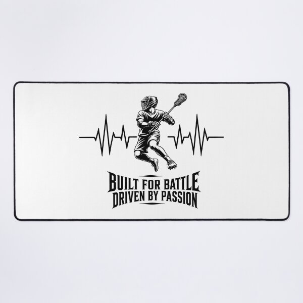 Item preview, Lacrosse Built For Battle Driven By Passion | Lacrosse Heartbeat Design For Player designed and sold by StyxIND.