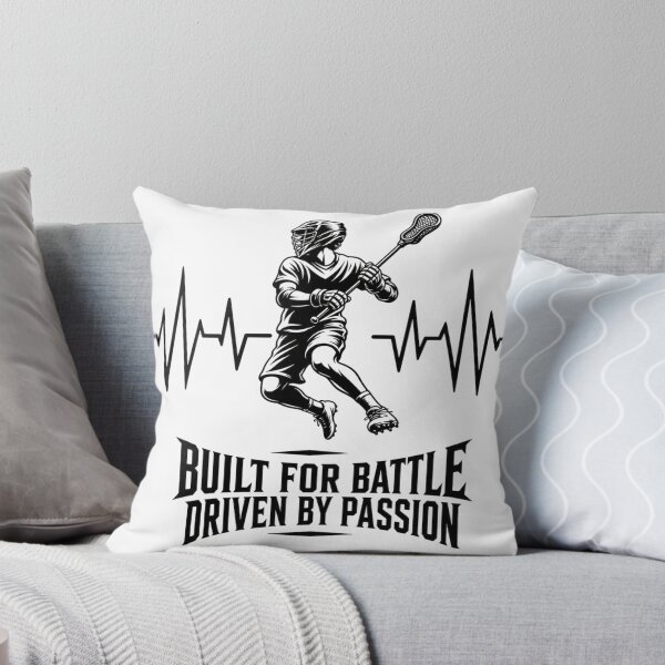 Item preview, Lacrosse Built For Battle Driven By Passion | Lacrosse Heartbeat Design For Player designed and sold by StyxIND.