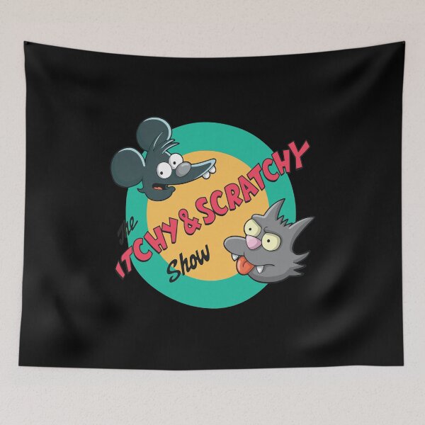 Item preview, The Itchy & Scratchy Show  Cartoon designed and sold by Grahaniel.
