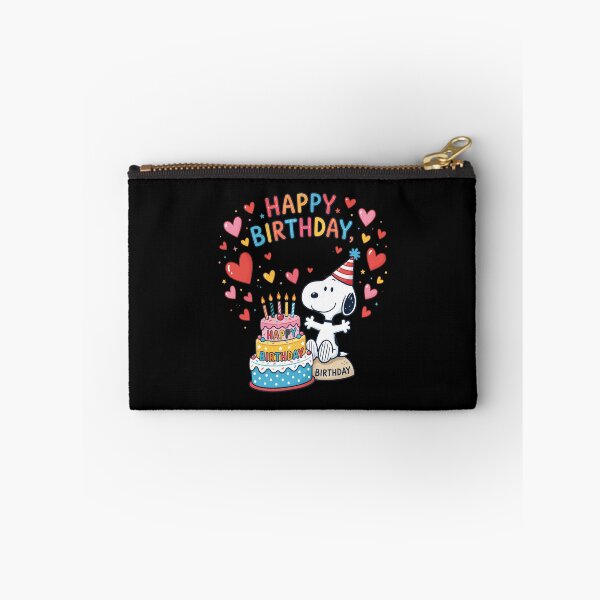 Item preview, Snoopy Happy Birthday Cake Celebration Art designed and sold by Grahaniel.