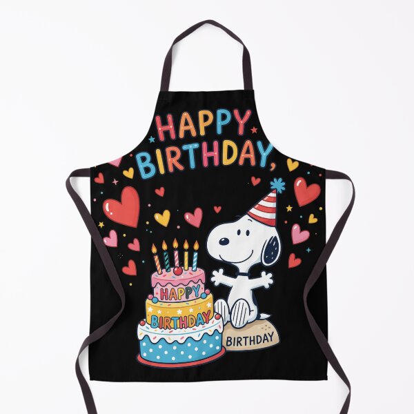 Item preview, Snoopy Happy Birthday Cake Celebration Art designed and sold by Grahaniel.