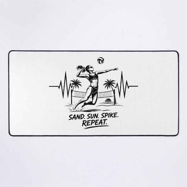 Item preview, Beach volleyball player in action, capturing the energy, teamwork, and competitive spirit of the game under the sun. designed and sold by StyxIND.