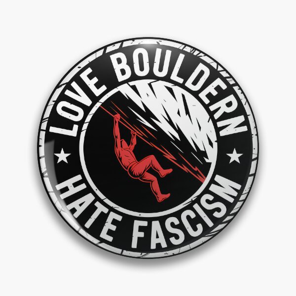 Item preview, Love Bouldern hate Fascism – Statement für Menschenrechte und Solidarität designed and sold by LoFizzy.