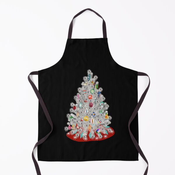 Item preview, Vintage Mid Century Silver Christmas Tree Graphic designed and sold by RosalynnShacke.