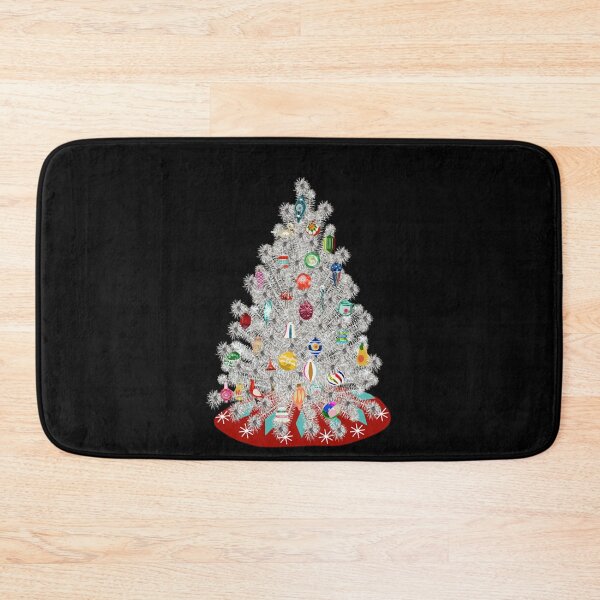 Item preview, Vintage Mid Century Silver Christmas Tree Graphic designed and sold by RosalynnShacke.