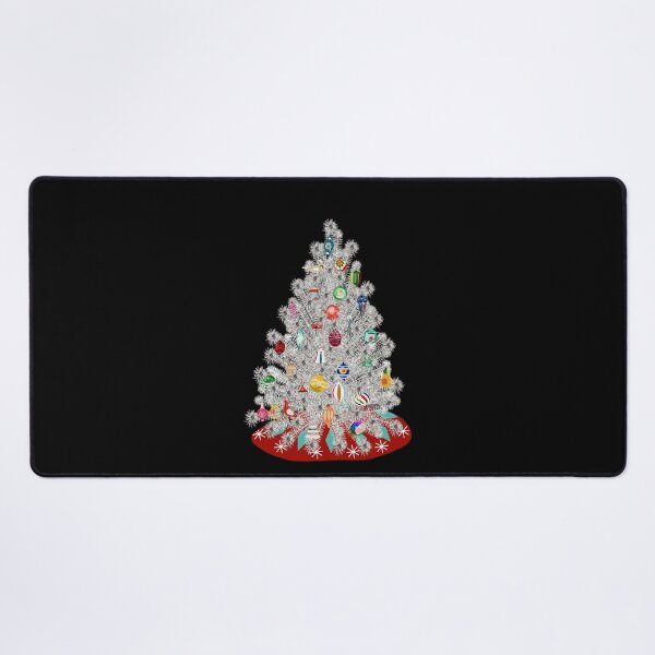Item preview, Vintage Mid Century Silver Christmas Tree Graphic designed and sold by RosalynnShacke.