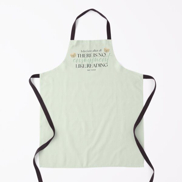 Item preview, Jane Austen Quote – Pride & Prejudice – "No Enjoyment Like Reading" with Illustration designed and sold by cheekymare.