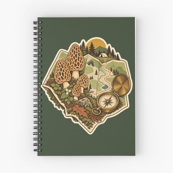 Item preview, Morel Map and Compass Camp designed and sold by WaynesCave.