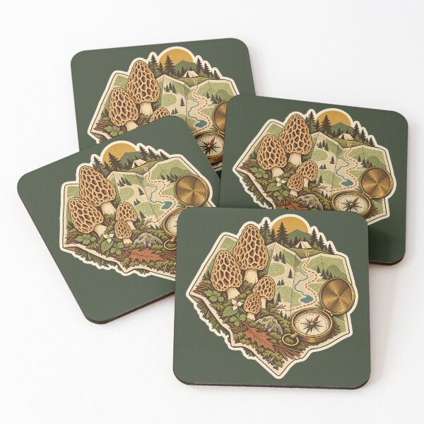Item preview, Morel Map and Compass Camp designed and sold by WaynesCave.
