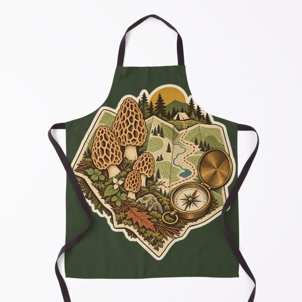 Item preview, Morel Map and Compass Camp designed and sold by WaynesCave.