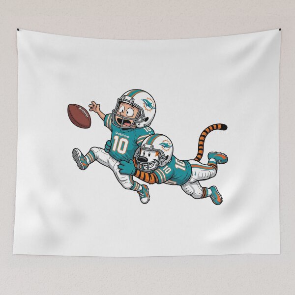 Item preview, Calvin And Hobbes Miami Football Action Fan designed and sold by DamianRoy88.