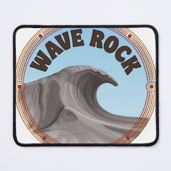 Item preview, Wave Rock Australia Sticker designed and sold by Imaginarium of Chaos falcon88 .
