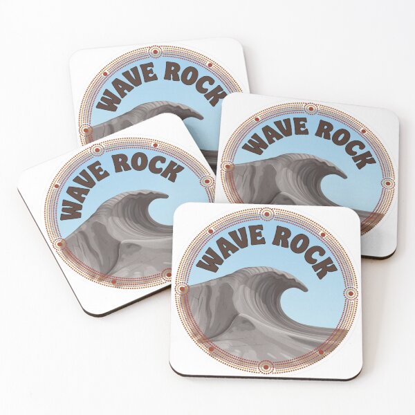 Item preview, Wave Rock Australia Sticker designed and sold by Imaginarium of Chaos falcon88 .