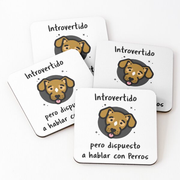 Item preview, Introvertido Pero Dispuesto A Hablar Con Perros designed and sold by PrintStarTeee.