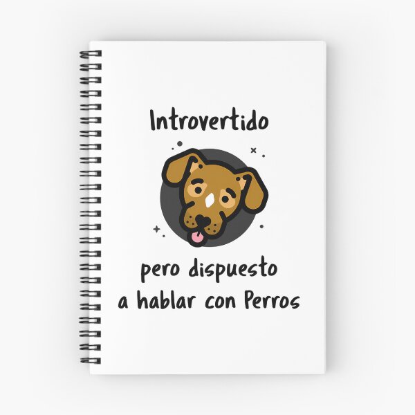 Item preview, Introvertido Pero Dispuesto A Hablar Con Perros designed and sold by PrintStarTeee.