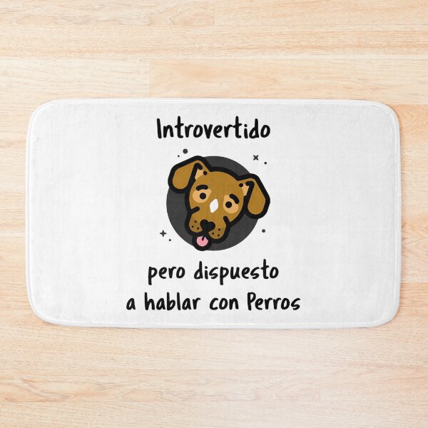 Item preview, Introvertido Pero Dispuesto A Hablar Con Perros designed and sold by PrintStarTeee.