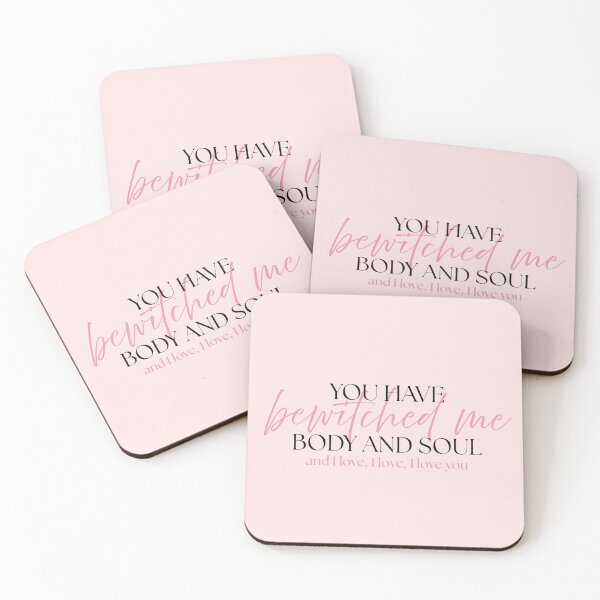 Item preview, Jane Austen Quote – Pride & Prejudice – "You Have Bewitched Me" designed and sold by cheekymare.