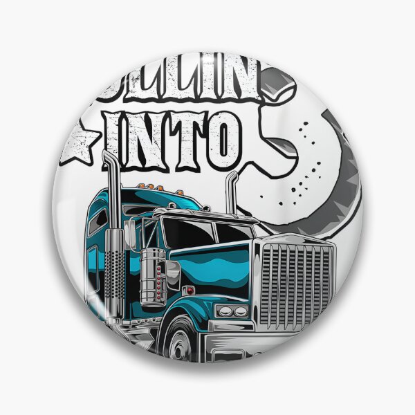 Item preview, Rollin Into Big Rig Semi Trailer Truck Design for Trucking Enthusiasts designed and sold by Indigenous  Art.