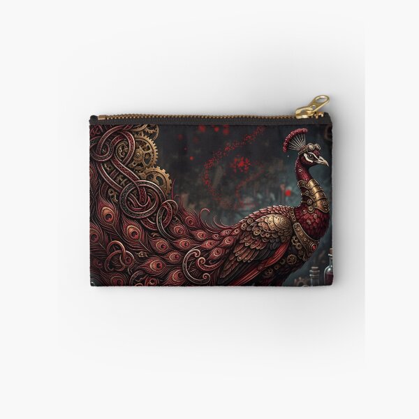 Item preview, Crimson Steampunk Peacock designed and sold by nicky2342.