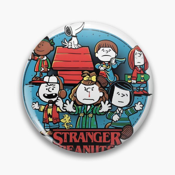 Item preview, Stranger Peanuts Hawkins Gang Inspired Fun Cartoon Design designed and sold by clockneck.