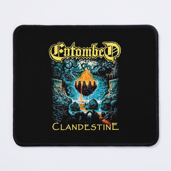 Item preview, Clandestine Entombed Band Tshirt Merch Sticker Music Sticker designed and sold by japoolest.