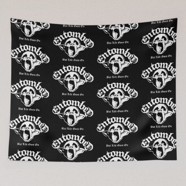 Item preview, Skull Entombed Band Tshirt Merch Sticker Music Sticker designed and sold by japoolest.