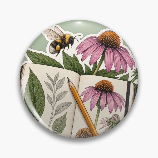 Item preview, Coneflower Pollinator Field Notes designed and sold by WaynesCave.
