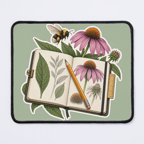 Item preview, Coneflower Pollinator Field Notes designed and sold by WaynesCave.