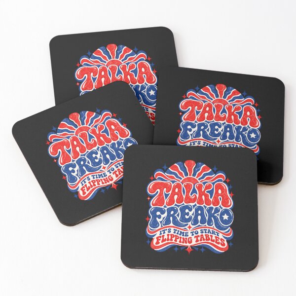 Item preview, Flipping Tables Funny 70s Retro Grochedelic Typography Design designed and sold by AnimeSH9.