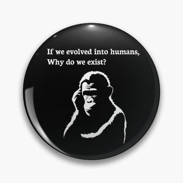 Item preview, Monkey Thinking about Evolution designed and sold by AresArts.