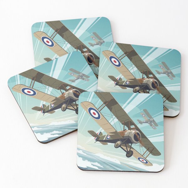 Item preview, Sopwith Camel Banking Vector Illustration designed and sold by Airpower Art.
