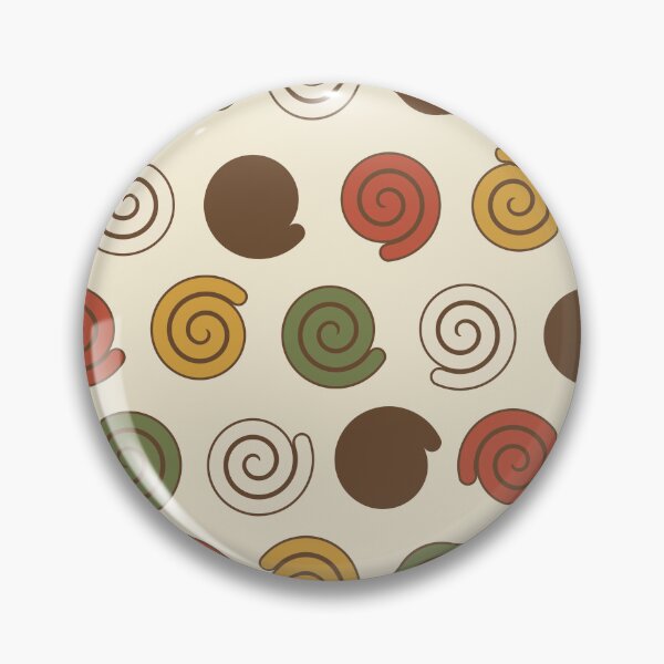 Item preview, Heavy Spiral Swirl 1970s Supergraphic Pinwheel Pattern designed and sold by KungPowUnicorn.