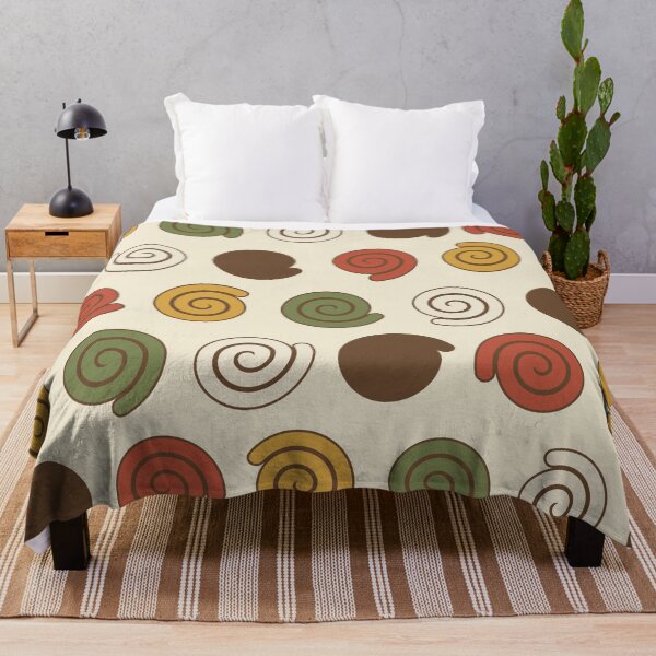 Item preview, Heavy Spiral Swirl 1970s Supergraphic Pinwheel Pattern designed and sold by KungPowUnicorn.