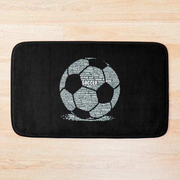 Item preview, Soccer Ball Word Art Typography Graphic designed and sold by BrunoLamou.