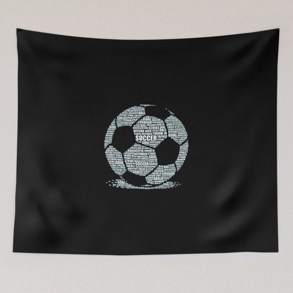 Item preview, Soccer Ball Word Art Typography Graphic designed and sold by BrunoLamou.